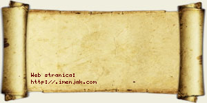 Mina Miljanić vizit kartica